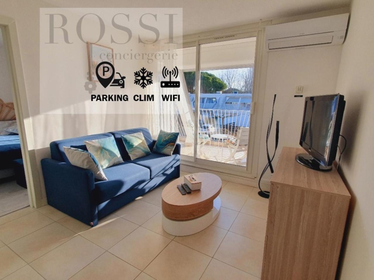 T2 West City Parking Clim Wifi 4Pers - Rossiconciergerie - Linge Inclus La Grande-Motte Exterior photo